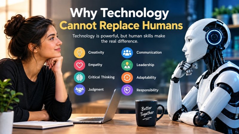 Why Technology Cannot Replace Humans - Human Skills and AI
